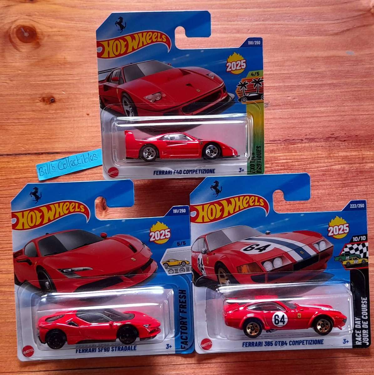 Hot Wheels Ferrari Set .