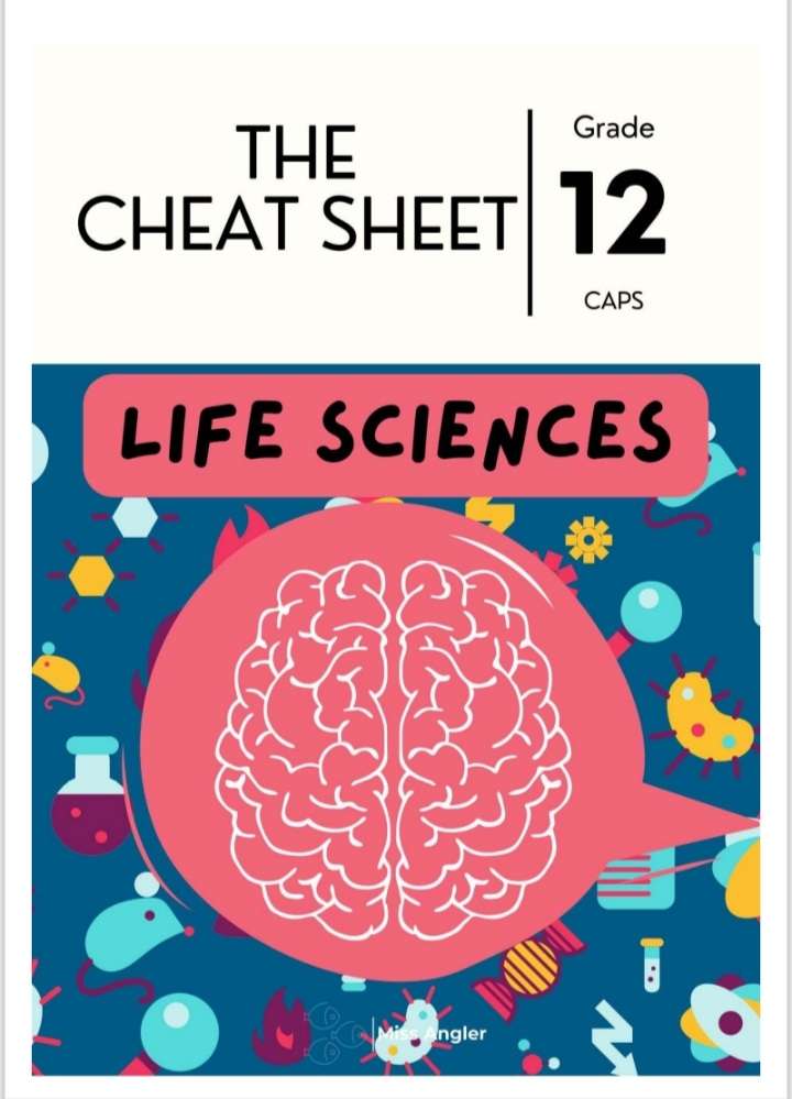 Miss Angler's Life Sciences Cheat Sheet Grade 12