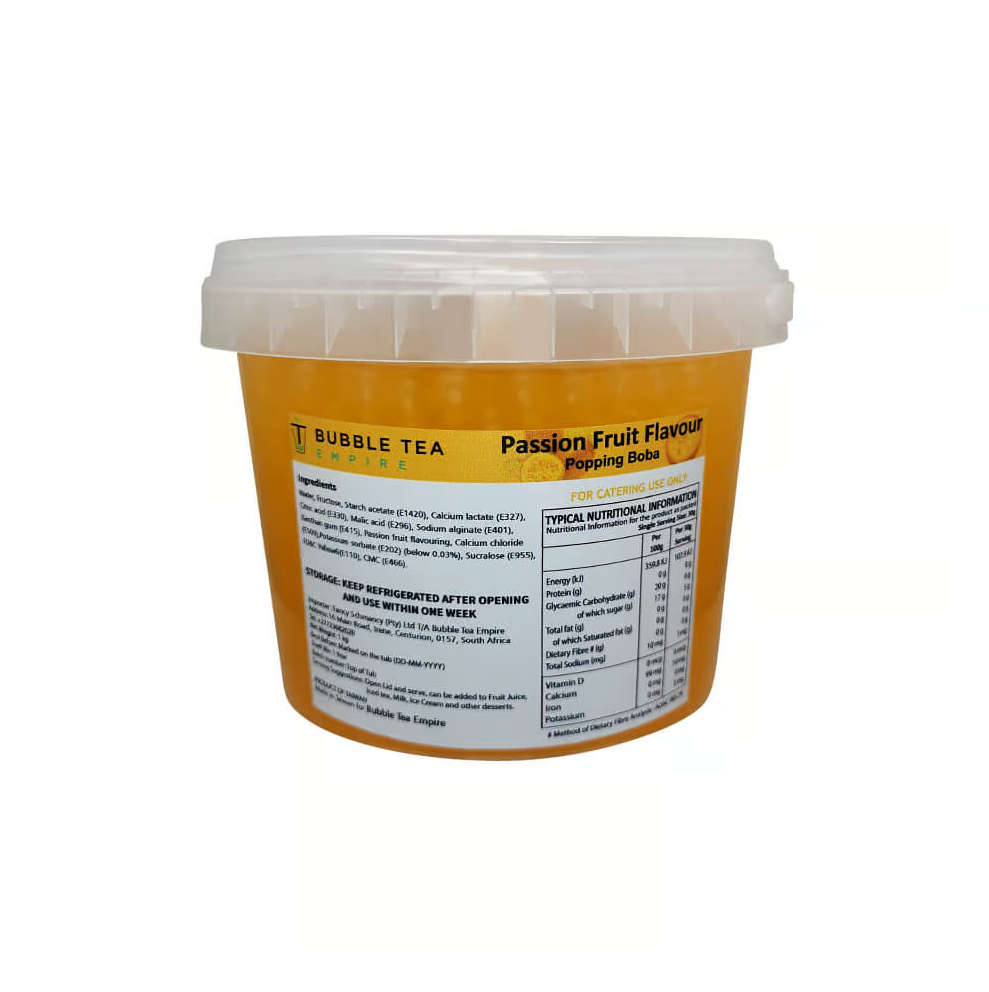 Passionfruit Popping Boba - 1KG