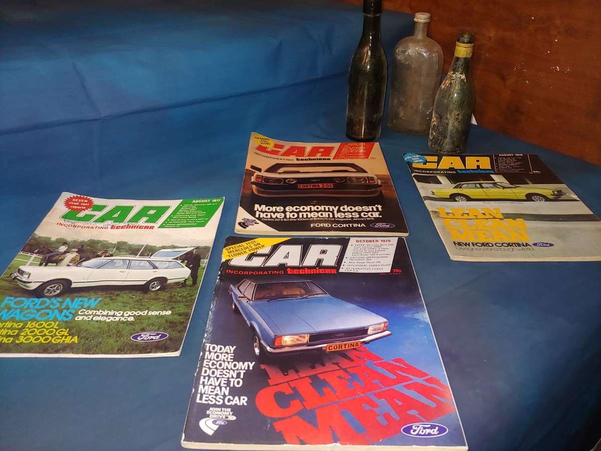 VINTAGE FORD CORTINA MAGAZINES