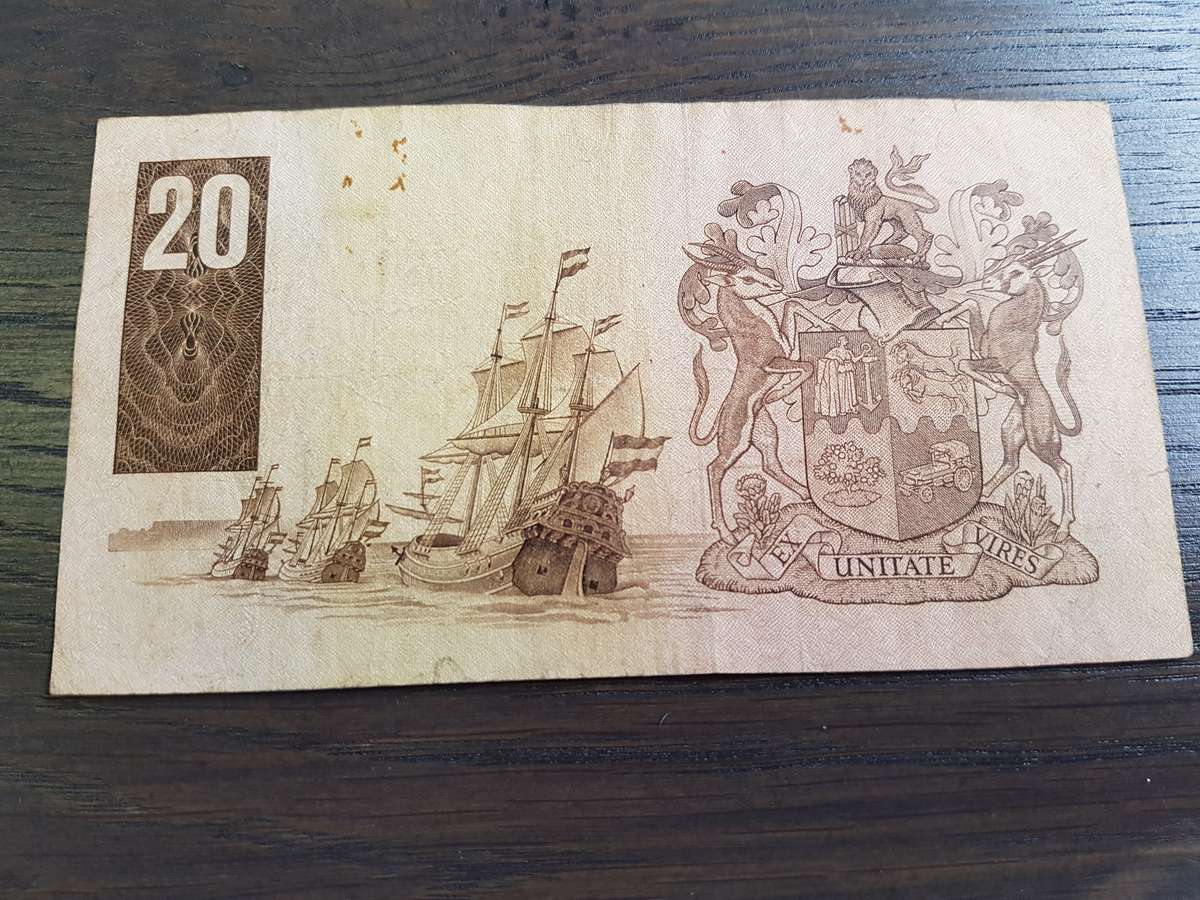 South African Twenty Rand Note Garland de Kock