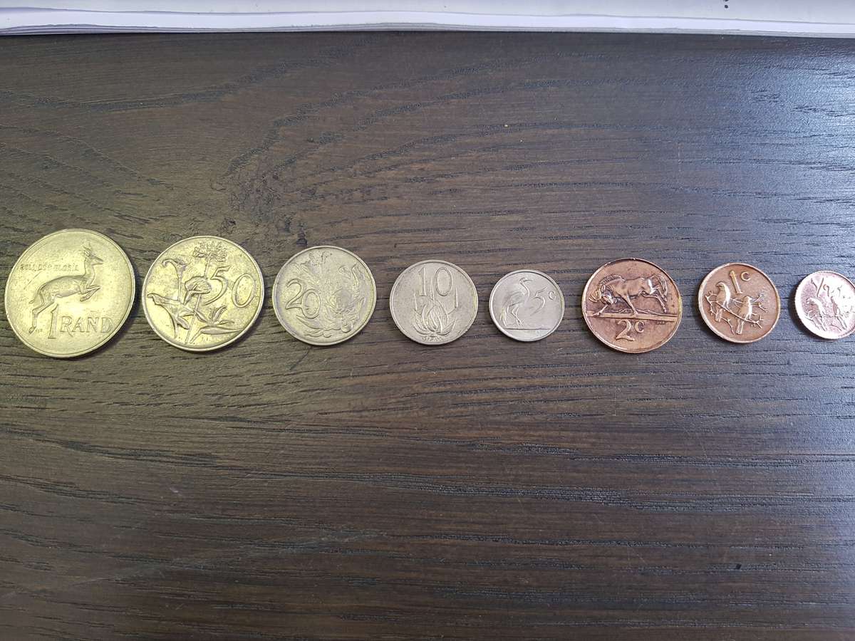 8 SOUTH AFRICAN COLLECTABLE COINS