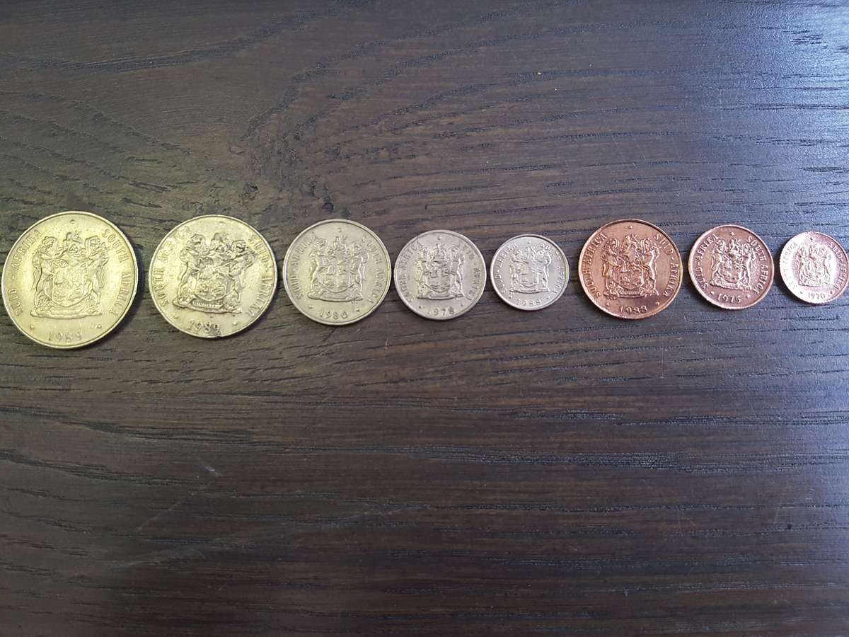 8 SOUTH AFRICAN COLLECTABLE COINS