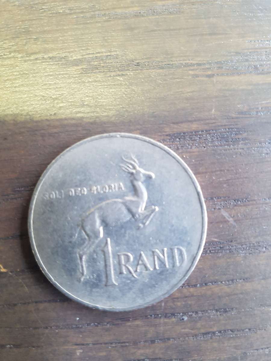 5  Suid - Afrika / South African 1 Rand coins