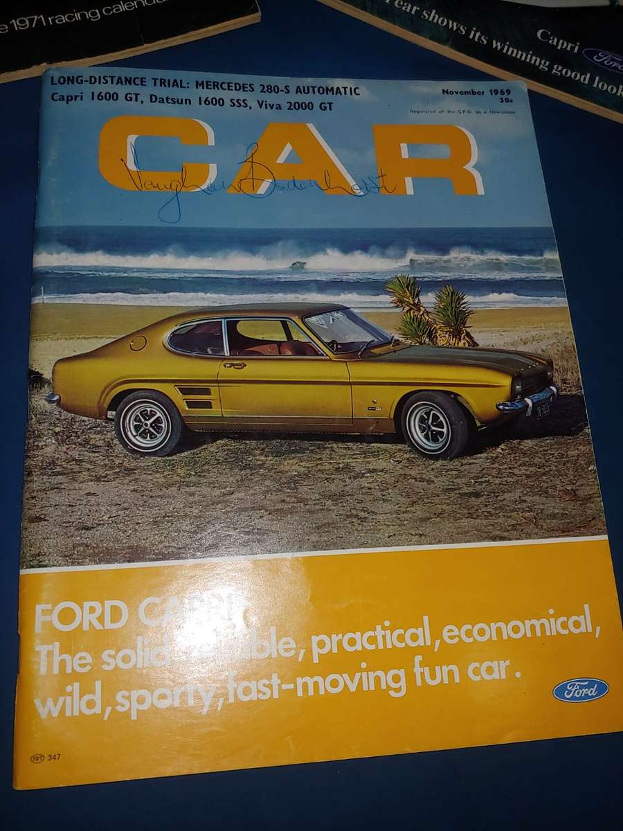 VINTAGE FORD CAPRI MAGAZINE