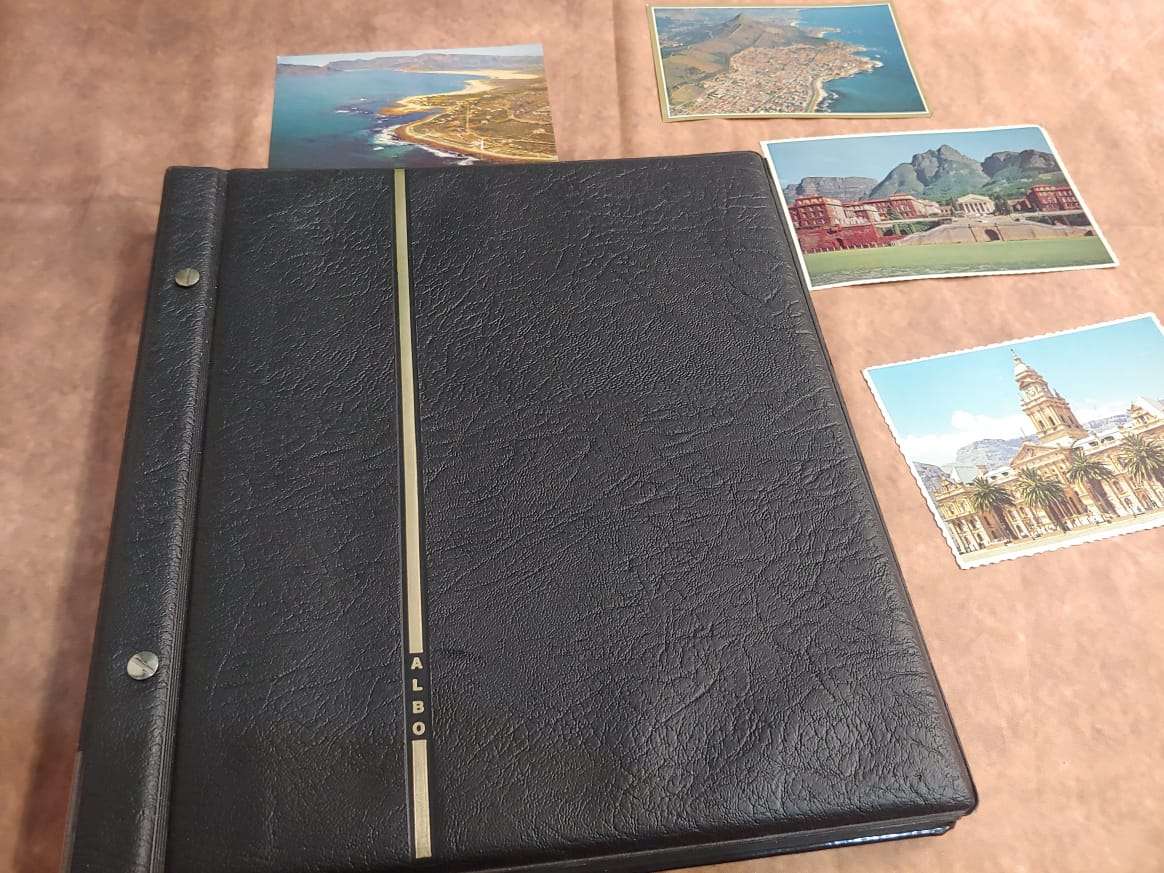 STAMP ALBUM WITH RSA STAMPS DATES FROM 1983 TO 1993