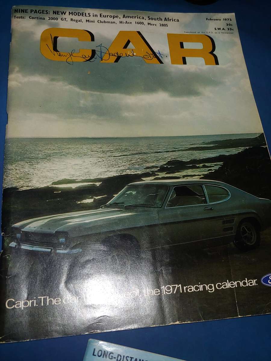 VINTAGE FORD CAPRI MAGAZINE
