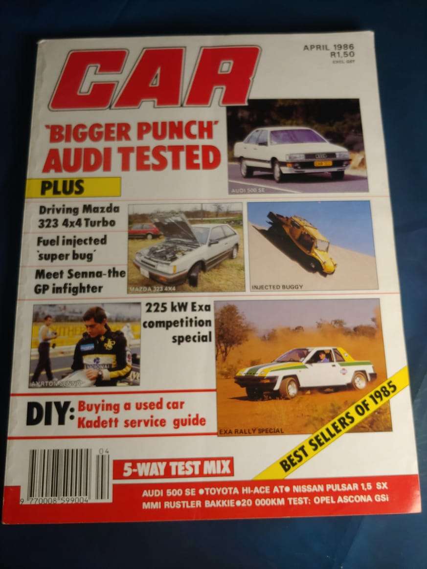 CAR MAGAZINE AUDI 500 SE APRIL 1986
