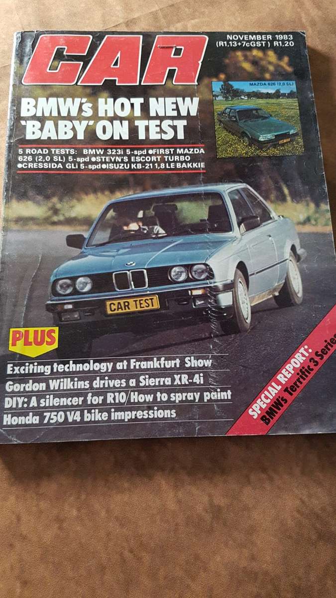 CAR MAGAZINE BMW'S 323I 5 Spd NOVEMBER 1983