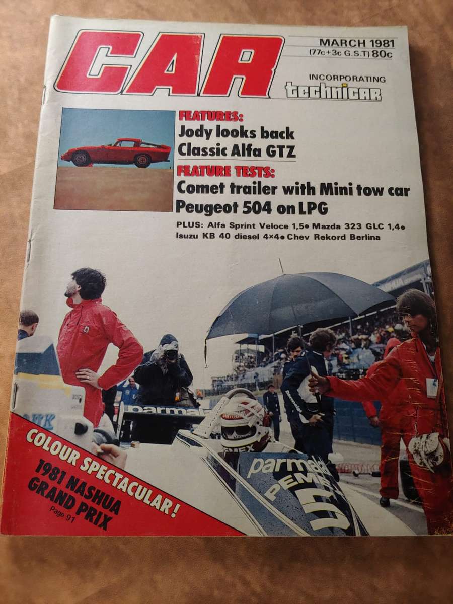 CAR MAGAZINE CLASSIC ALFA GTZ MARCH 1981