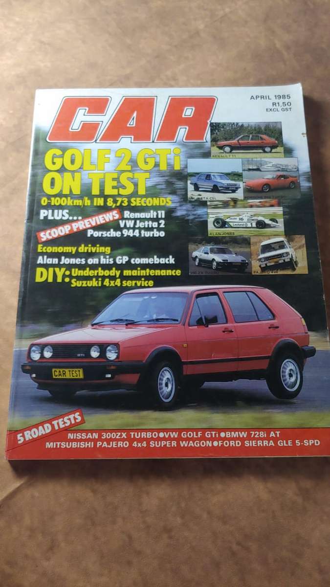 CAR MAGAZINE VOLKSWAGEN GOLF 2 GTi ON TEST APRIL 1985