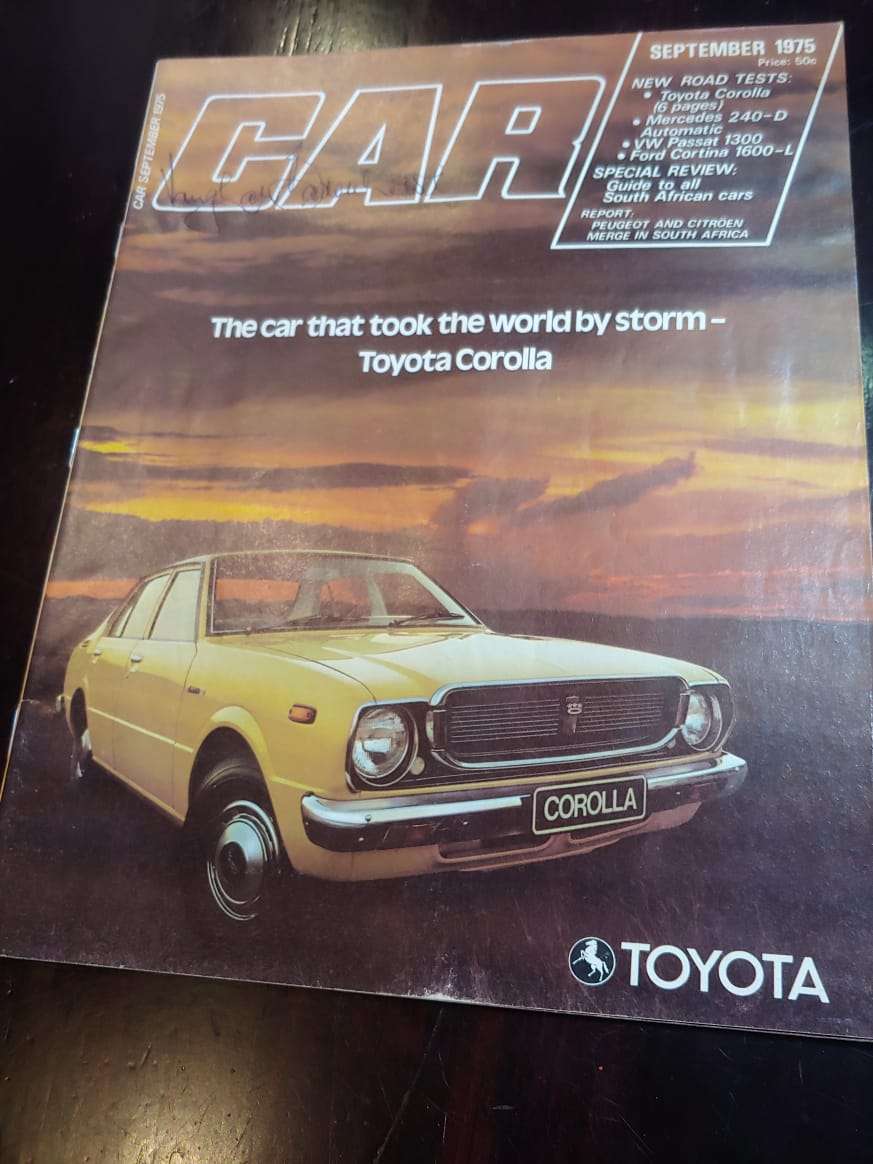 CAR MAGAZINE TOYOTA COROLLA SEPTEMBER 1975