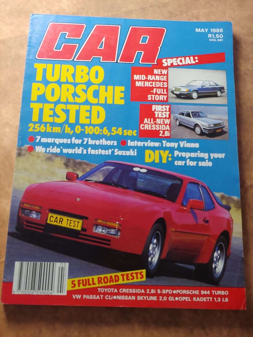 CAR MAGAZINE TURBO PORSCHE TESTED - MAY 1986