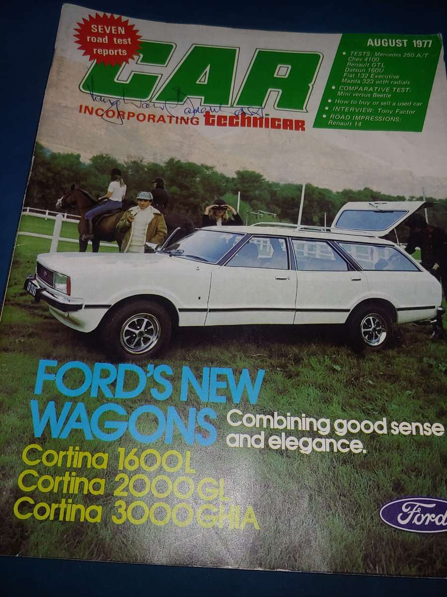 VINTAGE FORD CORTINA MAGAZINES