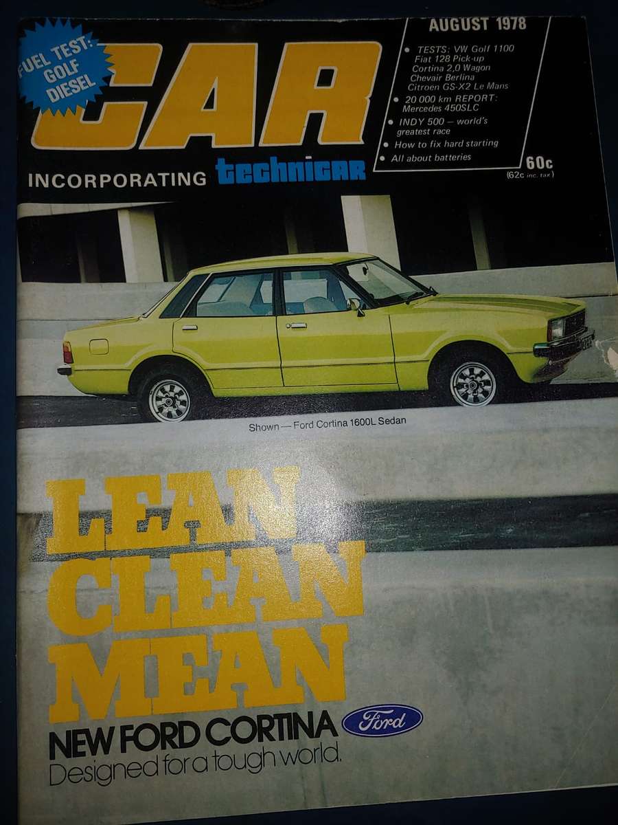 VINTAGE FORD CORTINA MAGAZINES