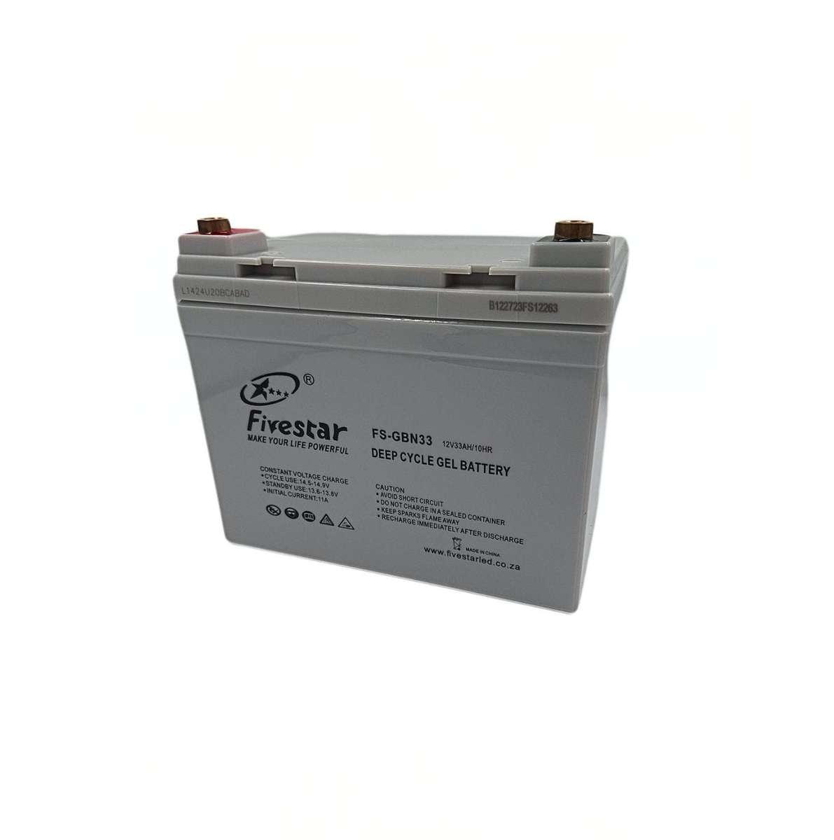 Fivestar 12v 33ah Gel Battery
