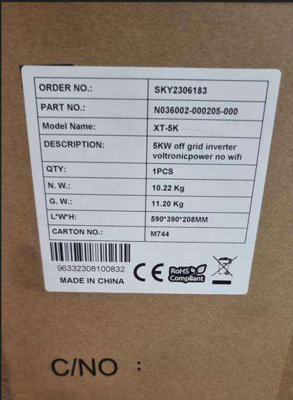 Sinotec 5kva off grid inverter