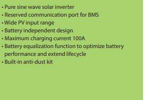 Sinotec 5kva off grid inverter