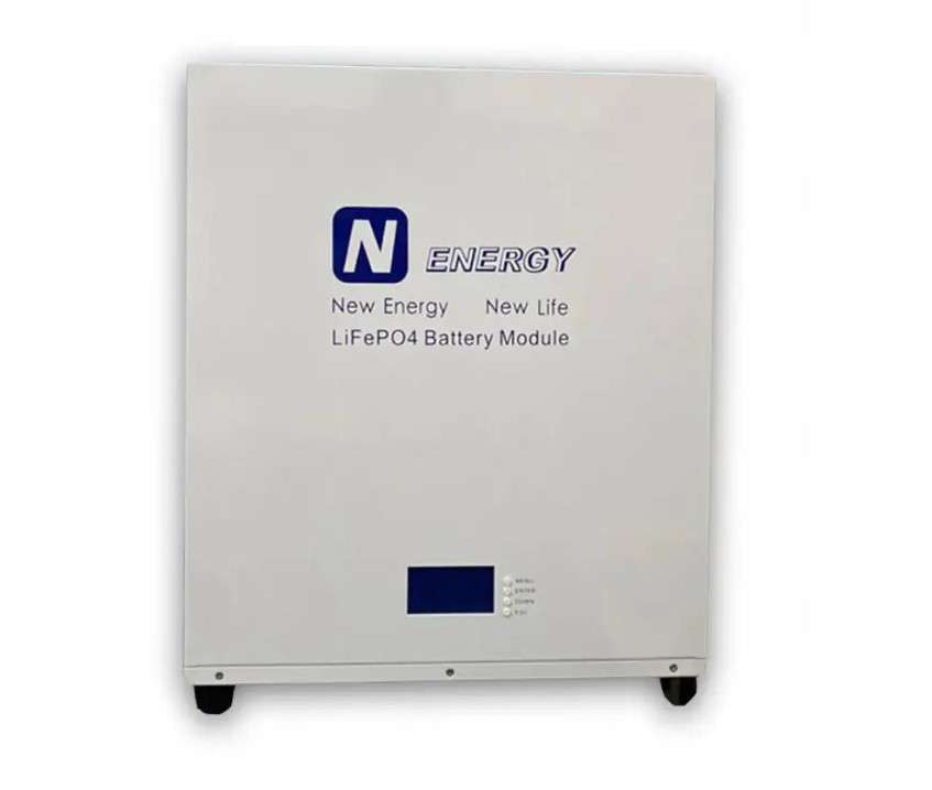 Nenergy 48V Lithium-ion LiFePo4 Battery 100Ah 4.8KWh - Wall mount Battery Cables not Included