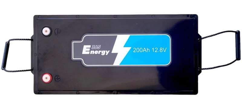365 Energy 12v 200ah 2.56kwh Lithium Ion Battery-Blue