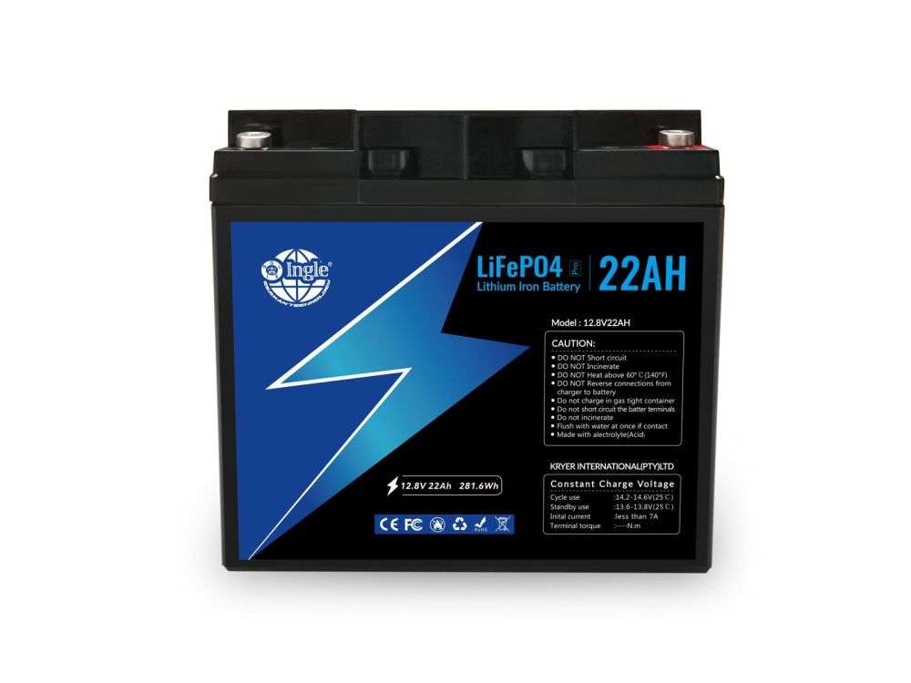 Ingle 12v 22ah 281.6wh Lithium Ion Battery