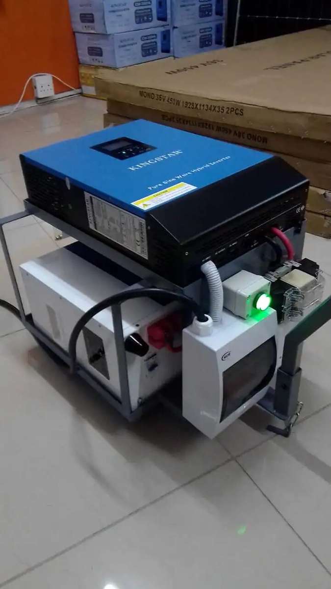 Portable 3.5kva, 24v hybrid inverter system