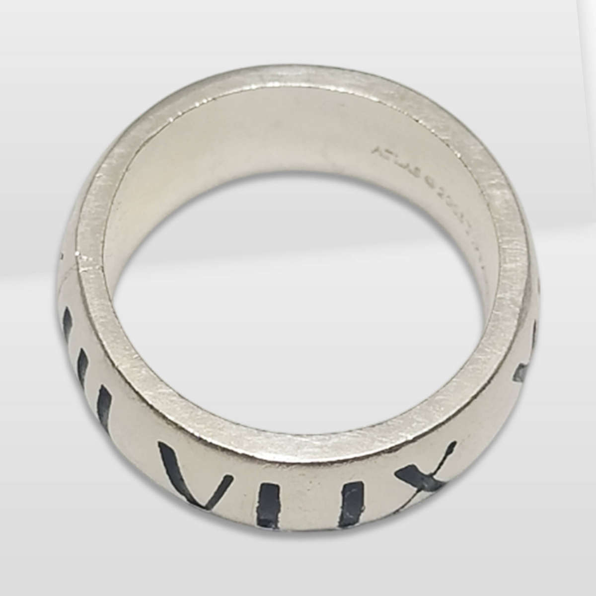 Tiffany & Co 2003 Atlas 925 Sterling Silver Ring