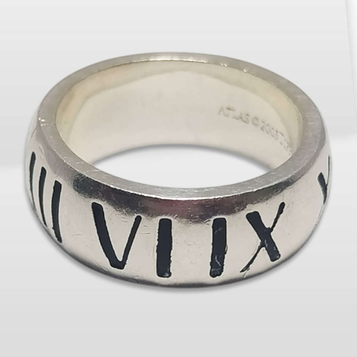 Tiffany & Co 2003 Atlas 925 Sterling Silver Ring