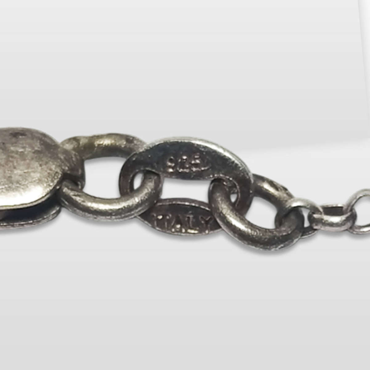 925 Sterling Silver Delft Blue Necklace And Pendant