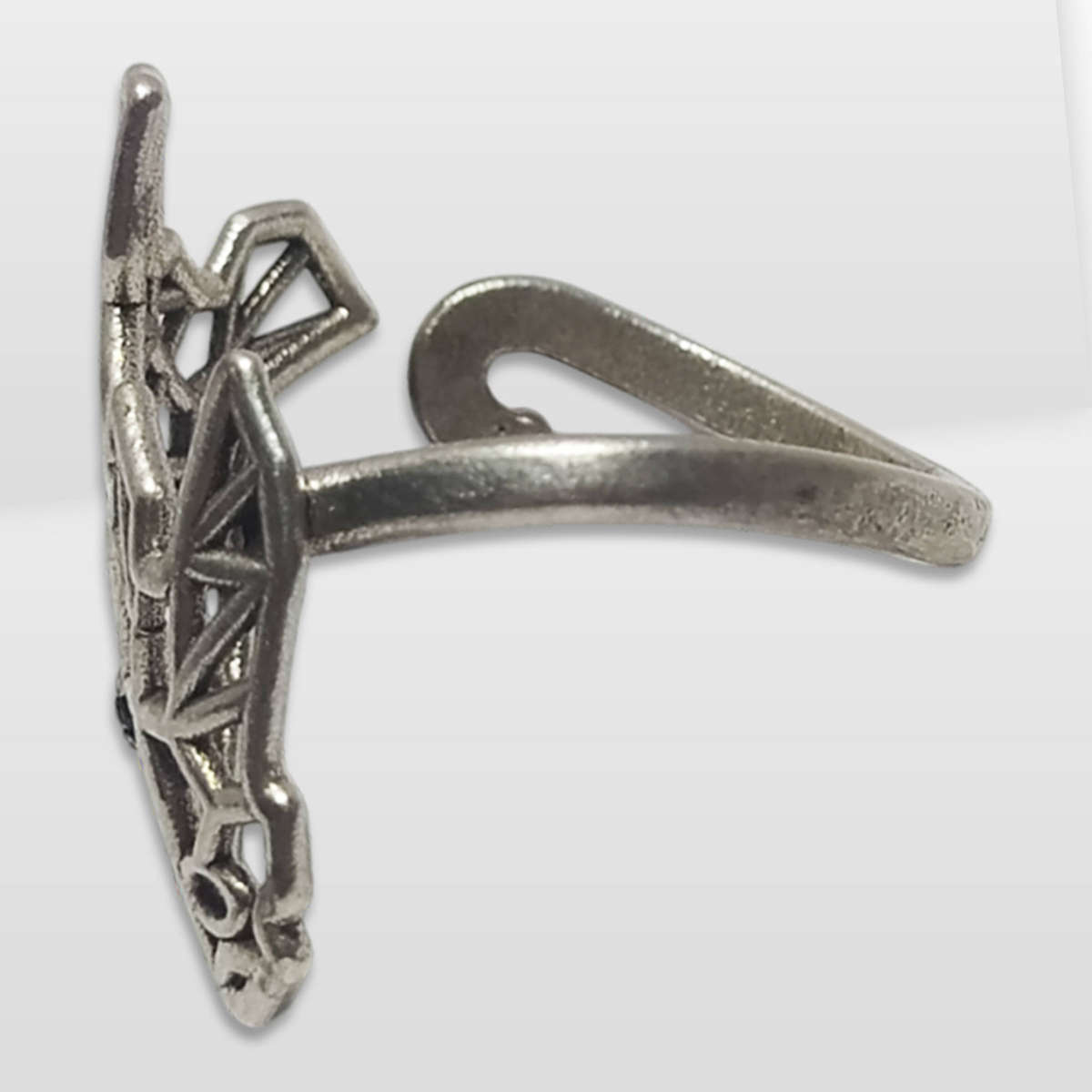 Kruger National Park 925 Sterling Silver Rhino Ring