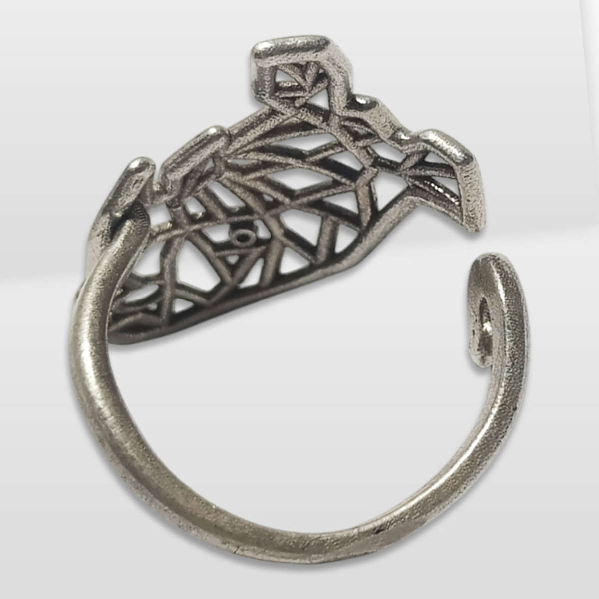 Kruger National Park 925 Sterling Silver Rhino Ring