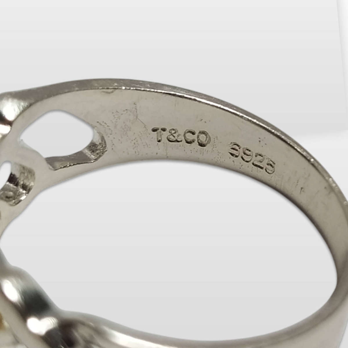 Tiffany & Co 925 Sterling Silver Paloma Picasso Triple Loving Heart Ring