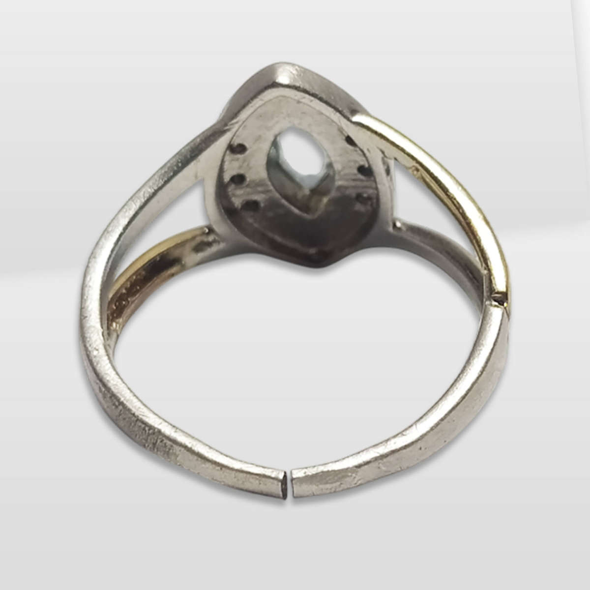 9ct Gold And 925 Silver Ring