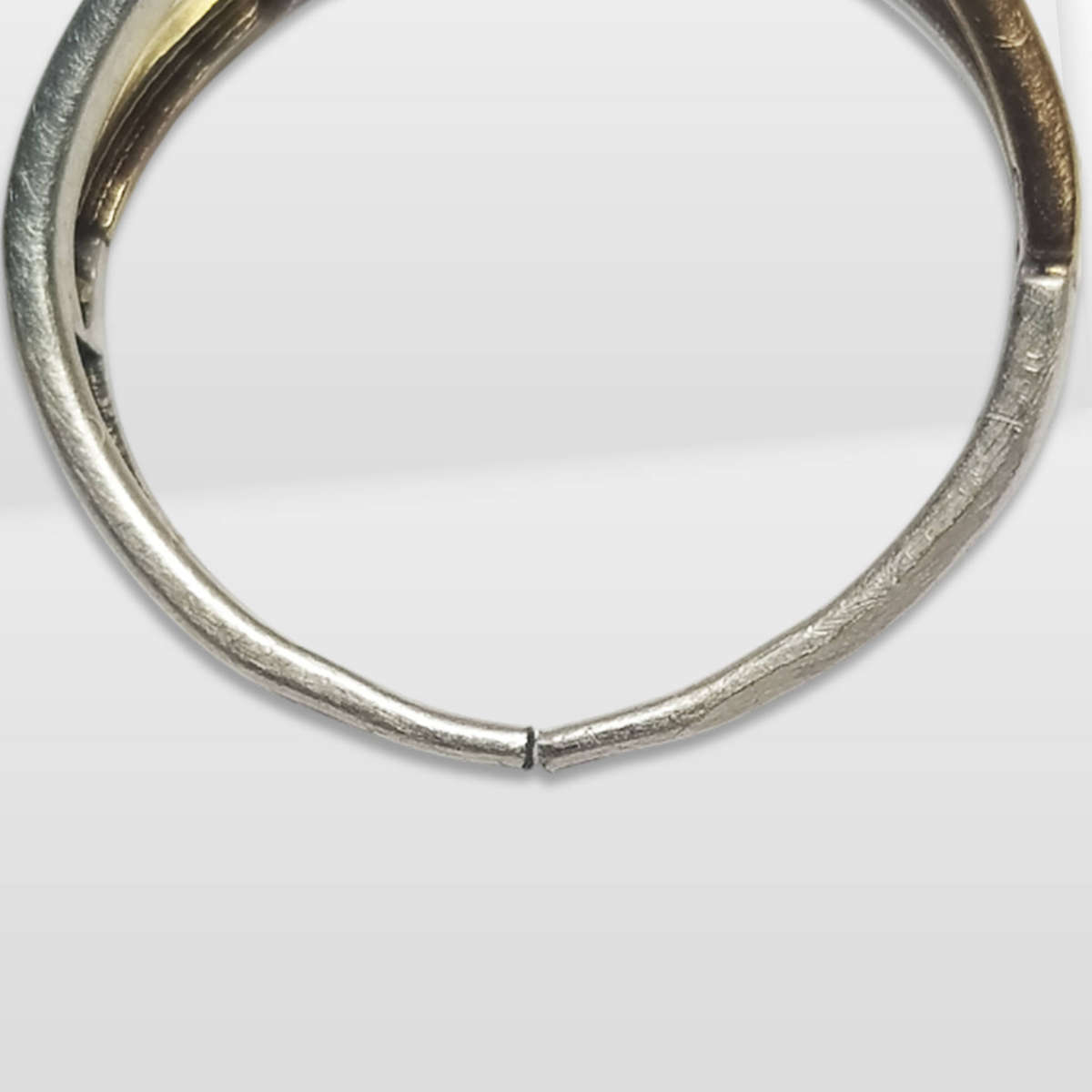 9ct Gold And 925 Silver Ring