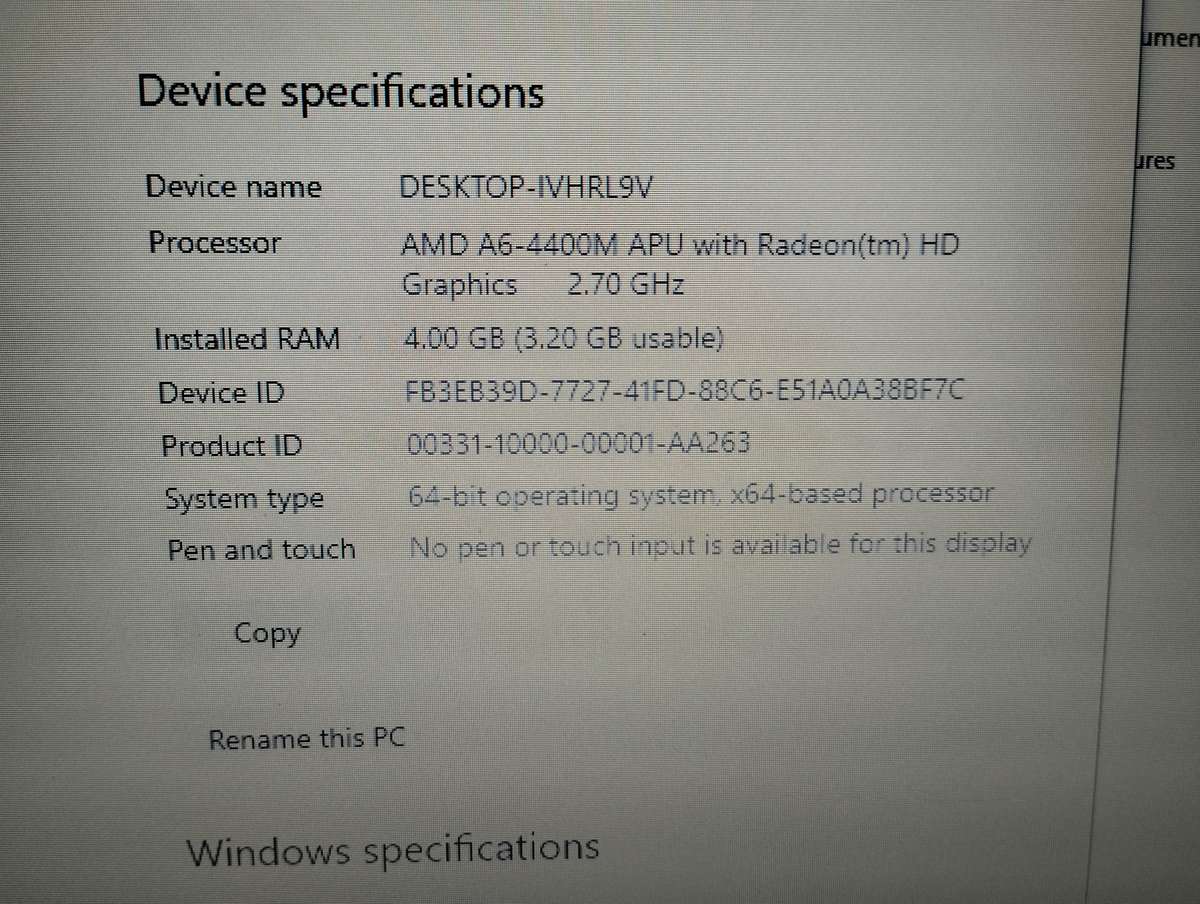 HP ProBook 6475b 14inch