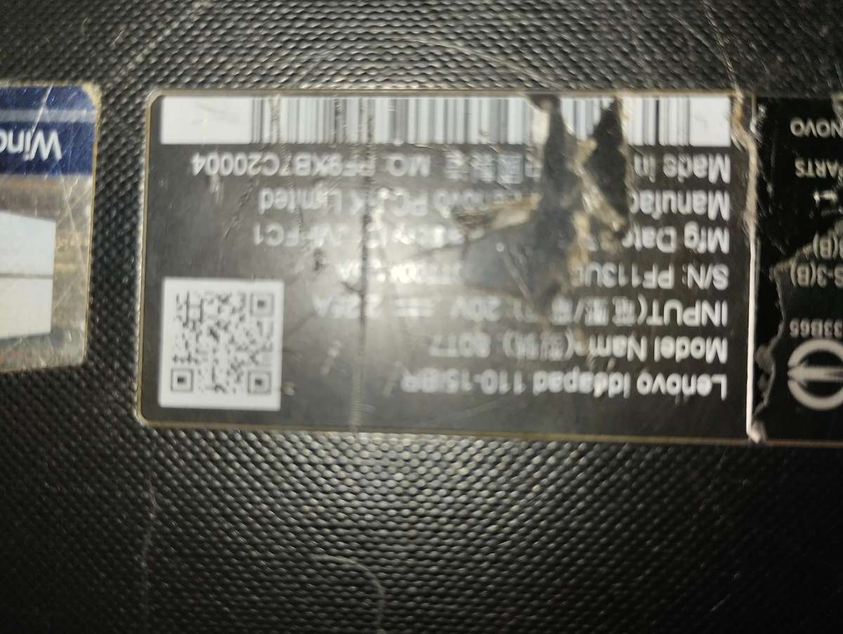 Lenovo Ideapad 110 15IBR