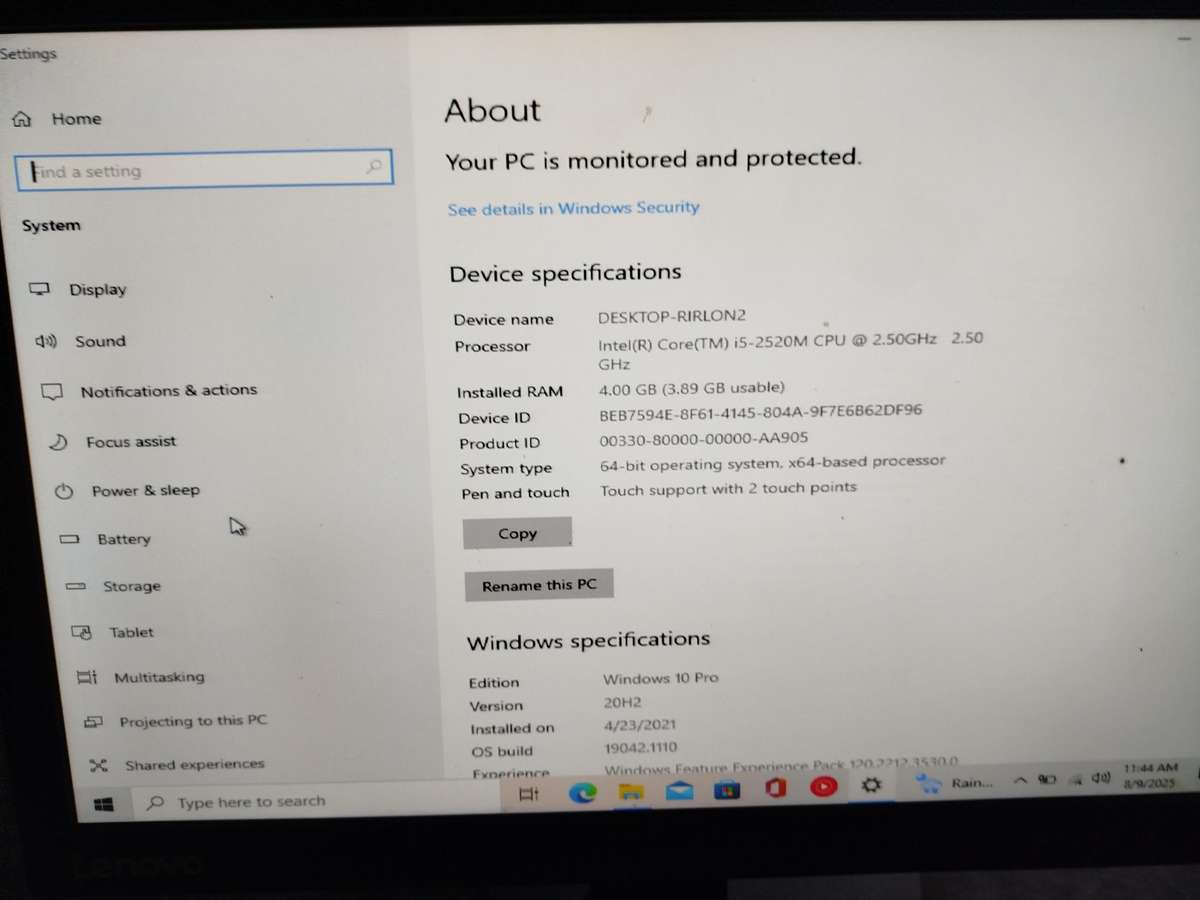 Lenovo X220 for spares or repairs