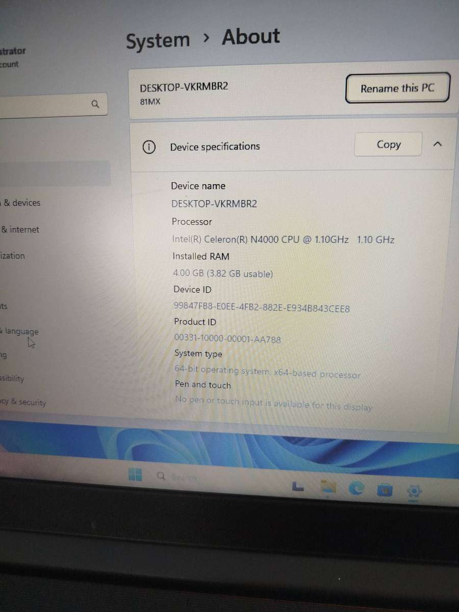 Lenovo Ideapad S145 Intel Processor