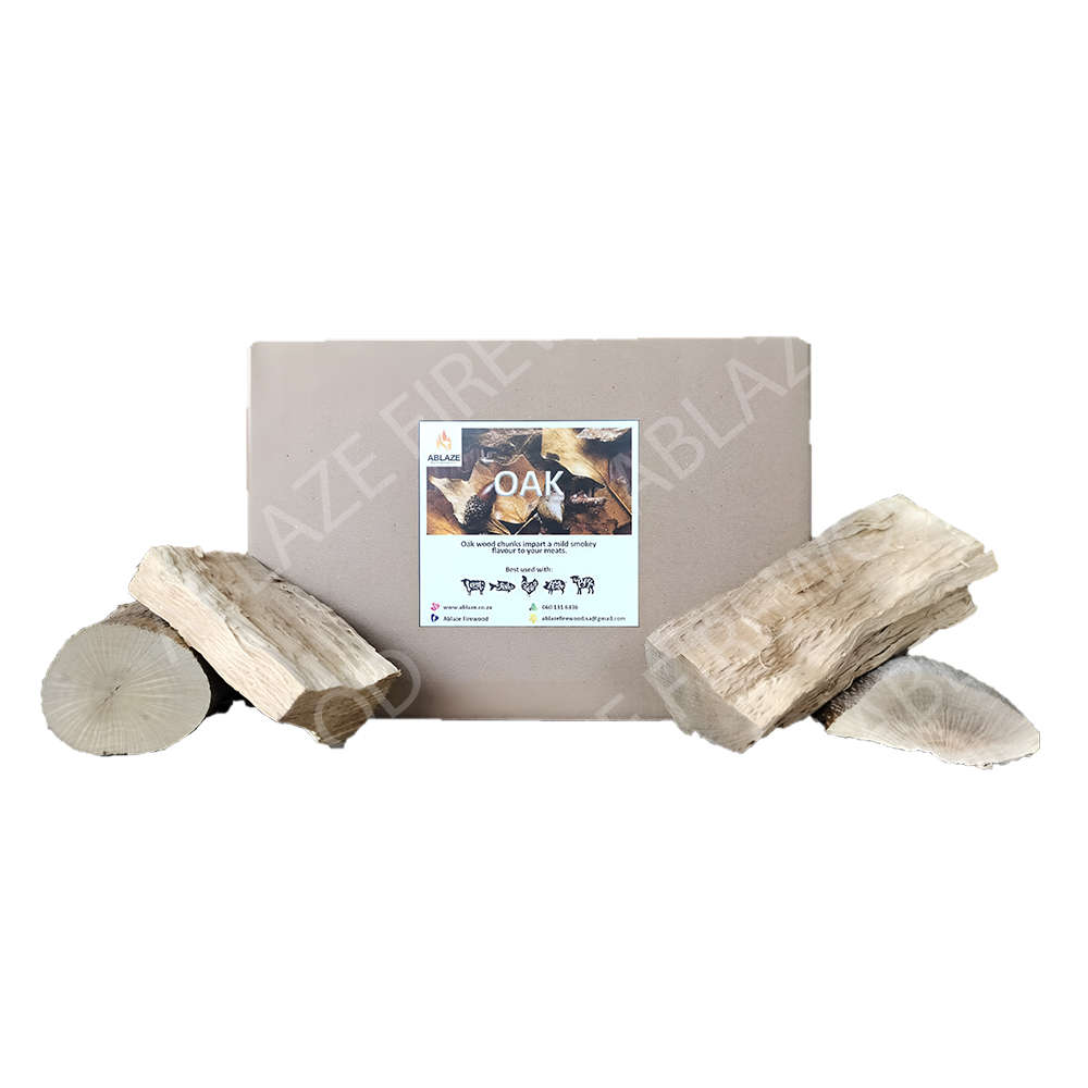 Oak Wood Smoking Chunks | Per Box