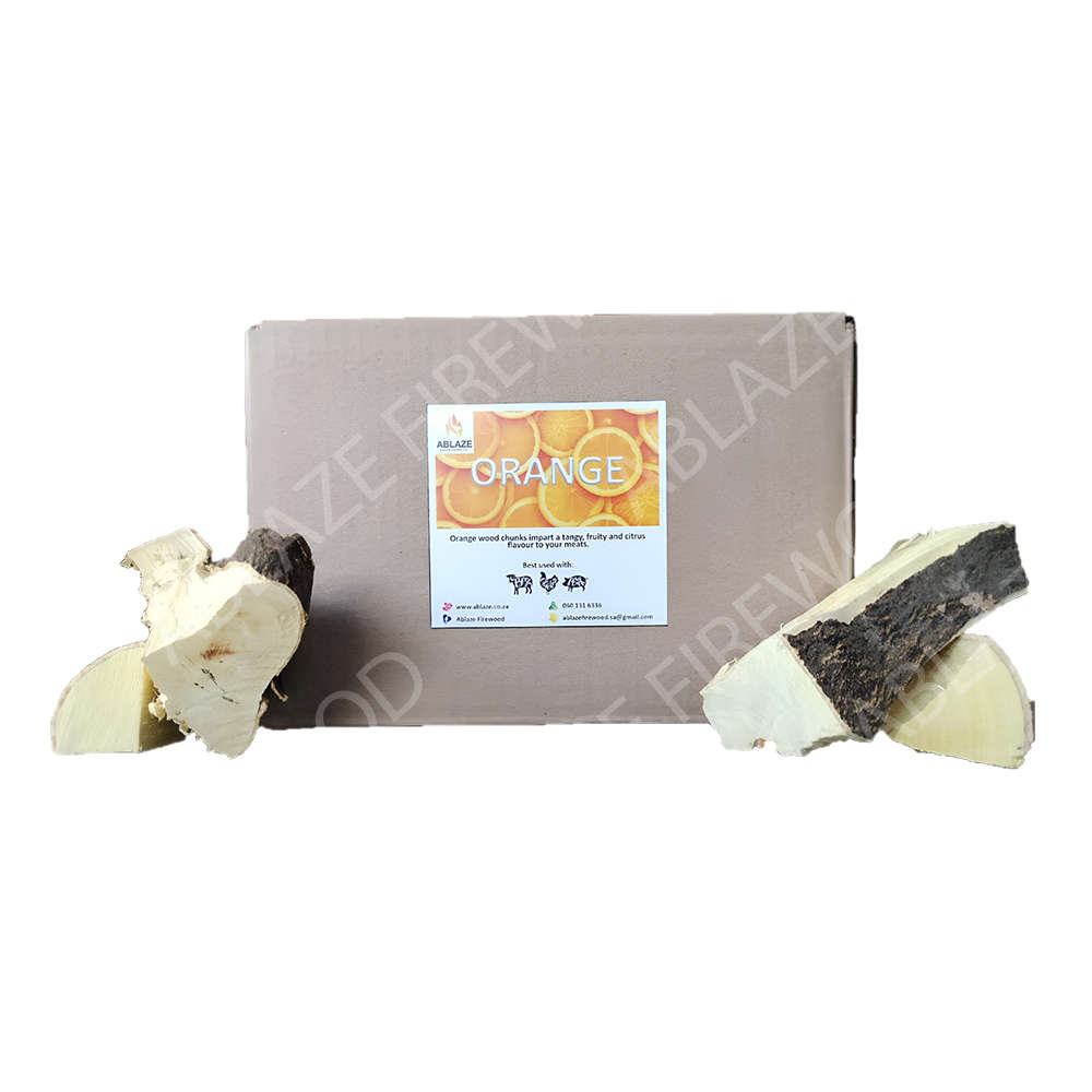 Orange Wood Smoking Chunks | Per Box