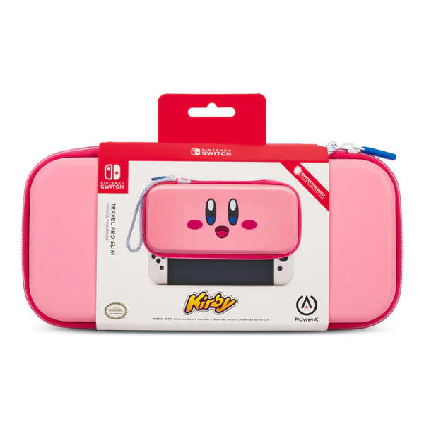 Kirby PowerA Nintendo Switch/Lite/OLED Travel Pro Slim Case