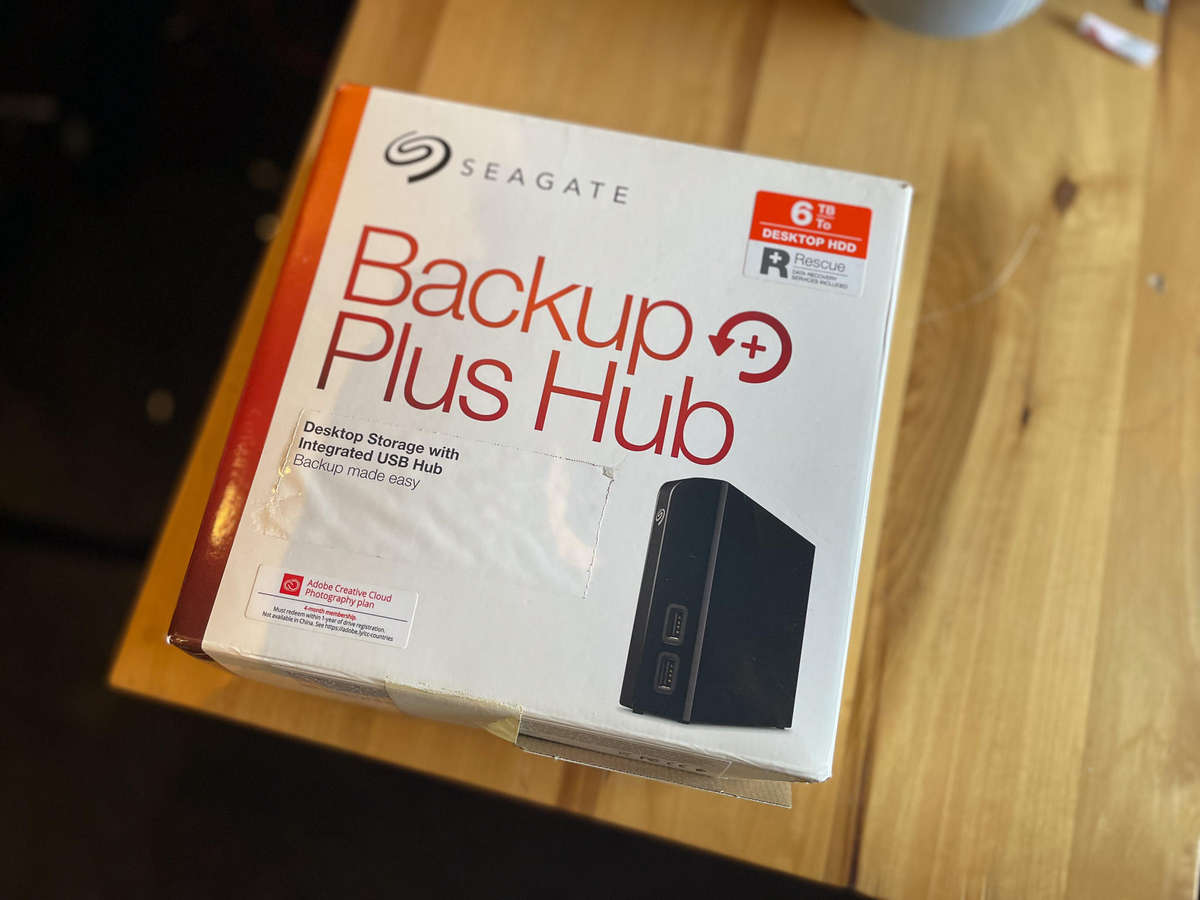 6TB Seagate Backup Plus Hub External Desktop Hard Drive Storage