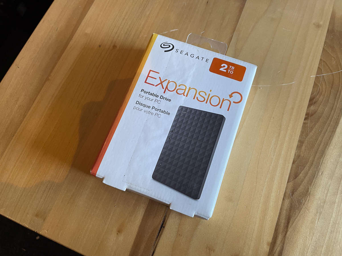 2TB Seagate Expansion USB3.1 Hard Drive