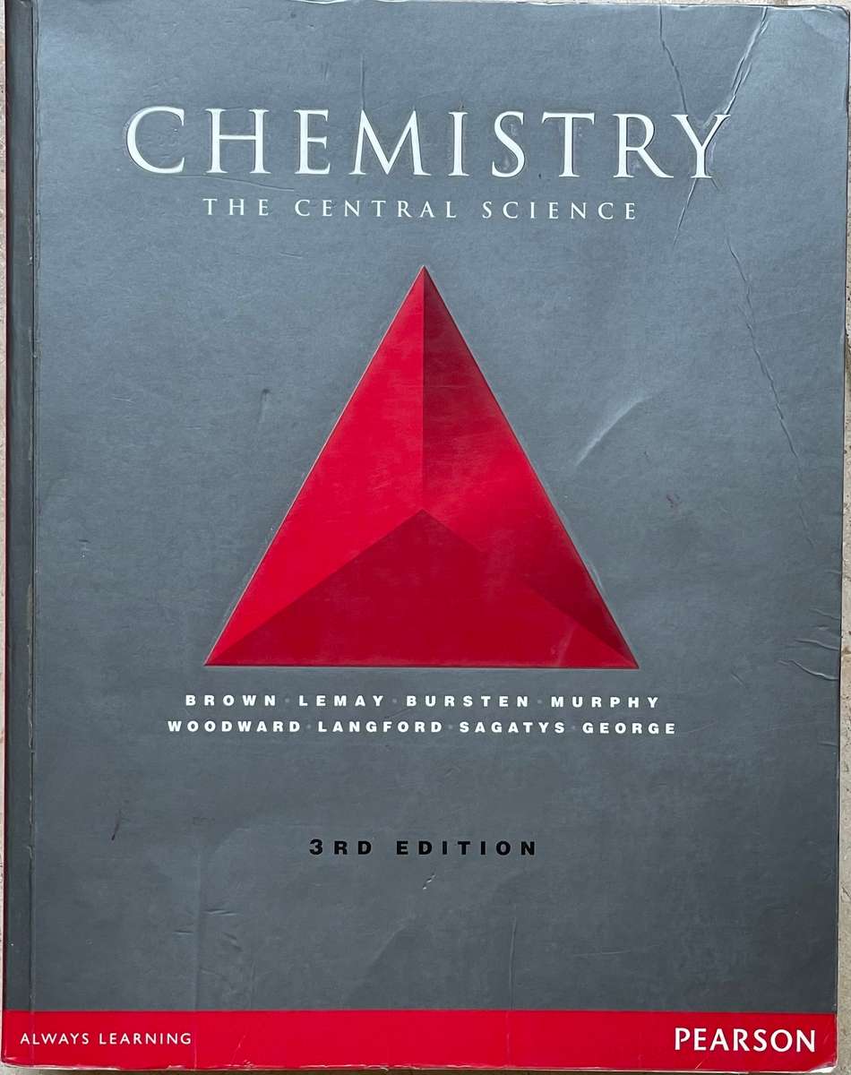 CHEMISTRY THE CENTRAL SCIENCE, 3RD EDITION
