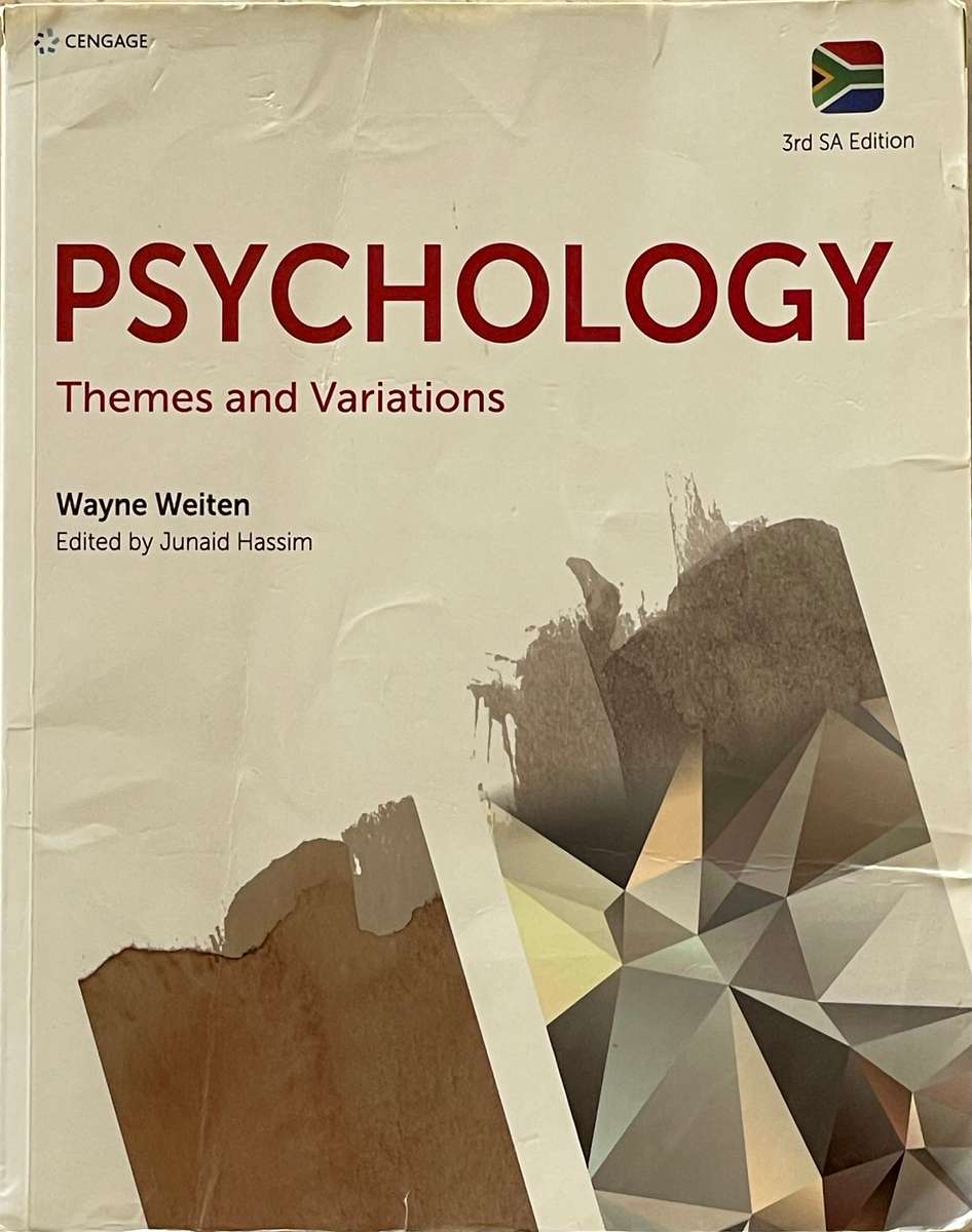 PSYCHOLOGY THEMES AND VARIATIONS, 3RD SA EDITION