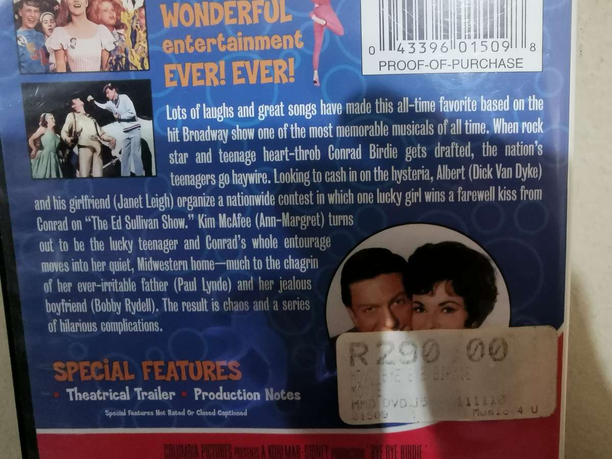 Bye Bye Birdie on DVD