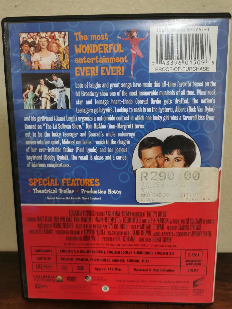 Bye Bye Birdie on DVD