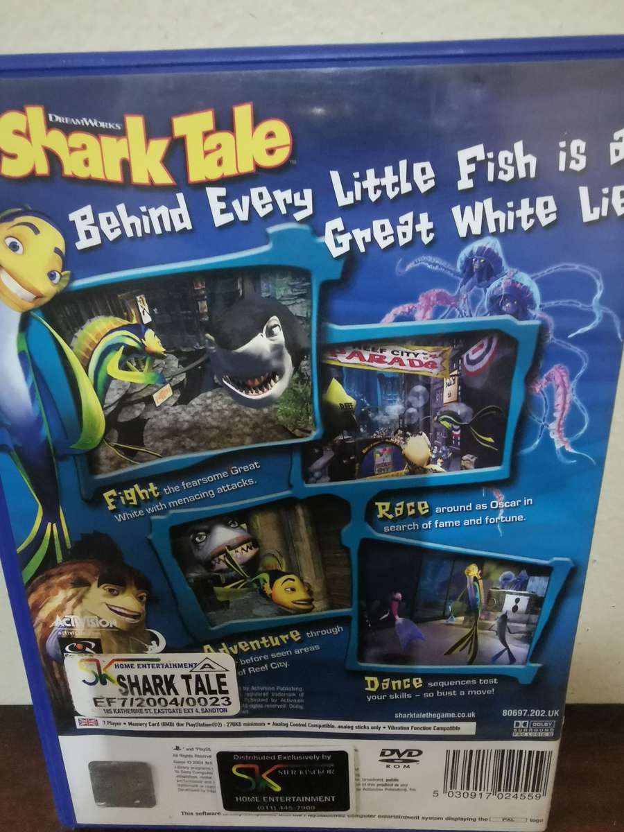 Shark Tale on PlayStation 2 with Booklet