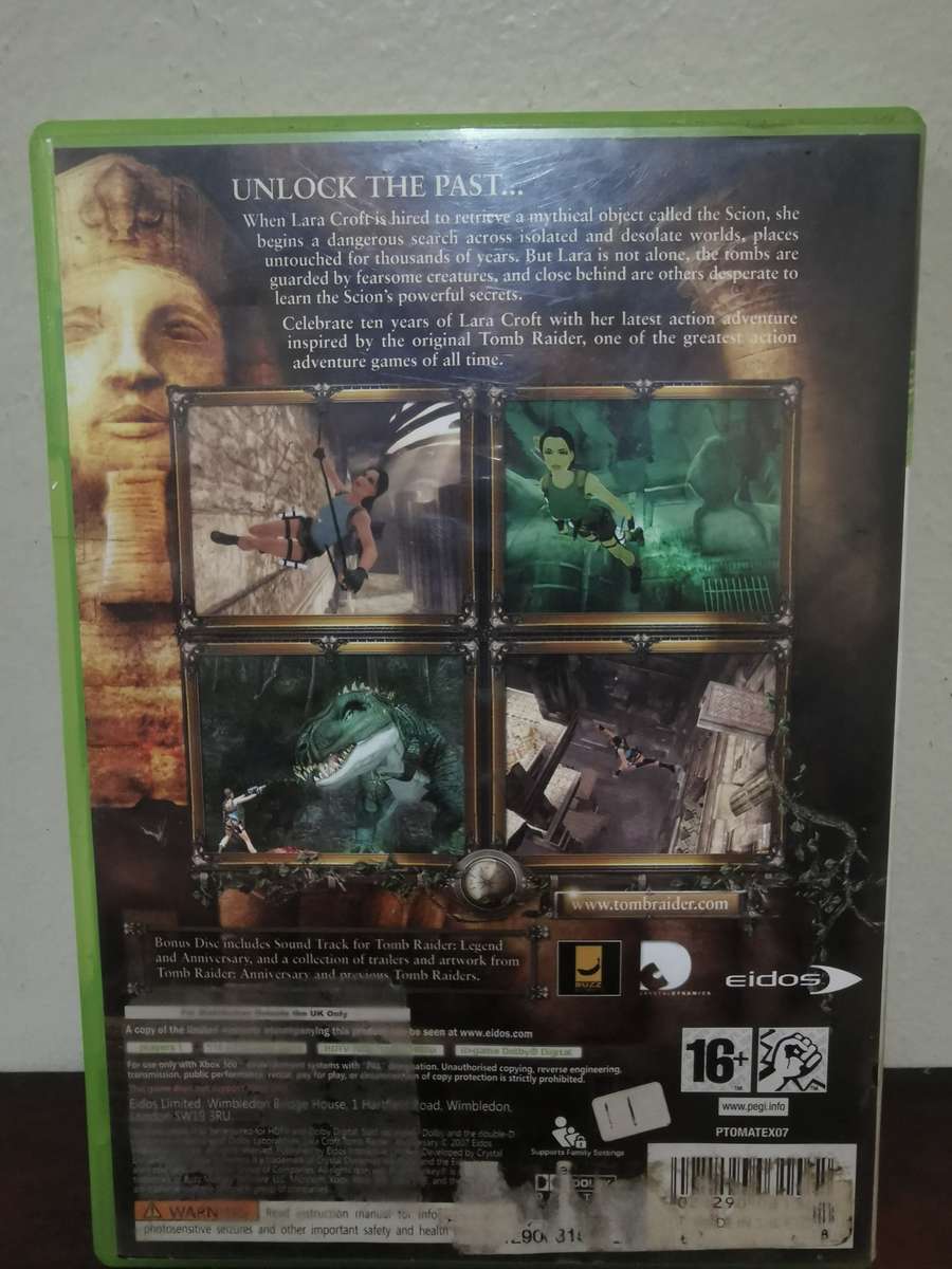 Tomb Raider Anniversary on Xbox 360 with Booklet