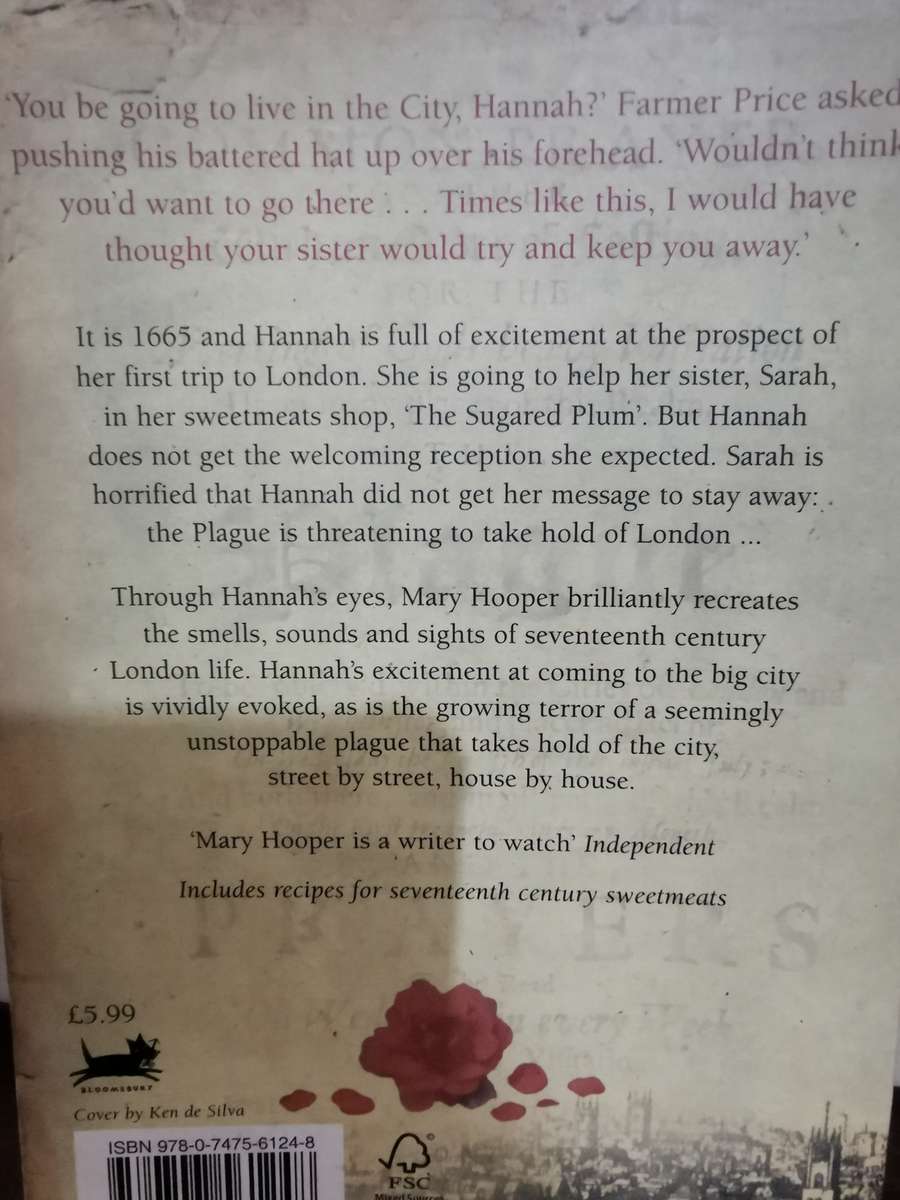At the Sign of the Sugared Plum, novel by Mary Hooper